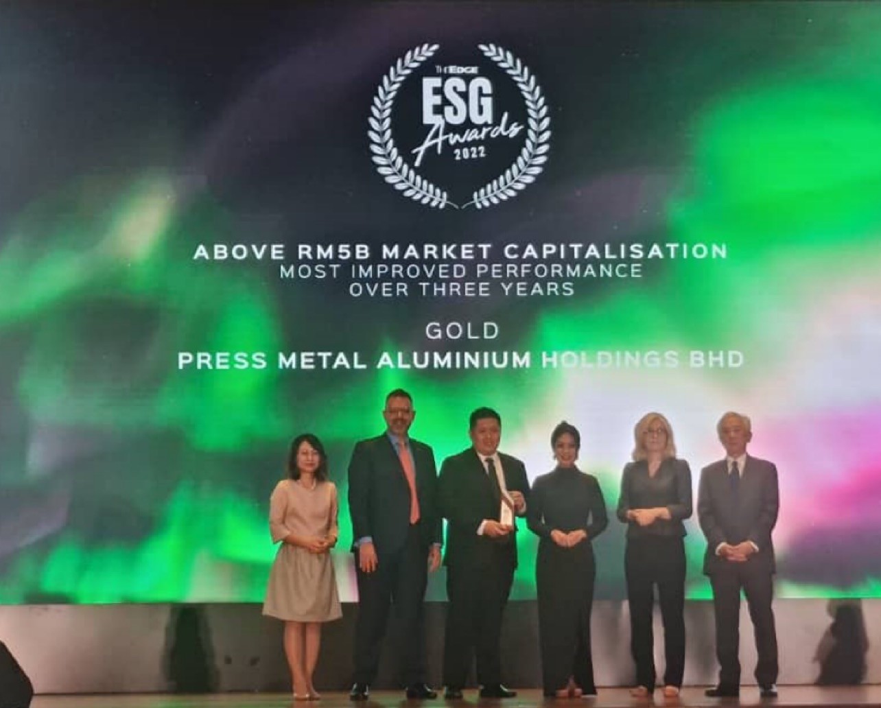 齊力鋁業集團獲頒ESG重要獎項